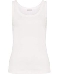 Hanro - Cotton-Stretch Tank Top - Lyst