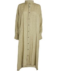 Eskandar - Linen Midi Shirt Dress - Lyst