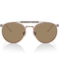 Brunello Cucinelli - Titanium Bc2004St Sunglasses - Lyst