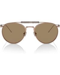 Brunello Cucinelli - Titanium Bc2004St Sunglasses - Lyst