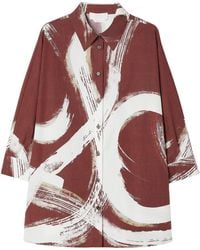 Marina Rinaldi - Cotton Print Shirt - Lyst