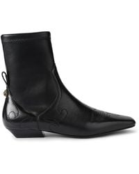Kurt Geiger - Leather Arizona Ankle Boots - Lyst