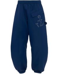 JW Anderson - Oversized Logo Twisted Sweatpants - Lyst