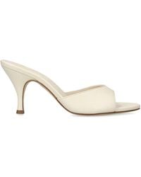 Aeyde - Leather Samia Heeled Mules 75 - Lyst