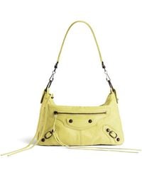 Balenciaga - Mini Lambskin Le City Moto Shoulder Bag - Lyst