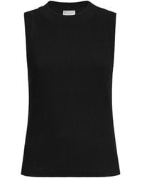 Brunello Cucinelli - Cotton Ribbed Tank Top - Lyst