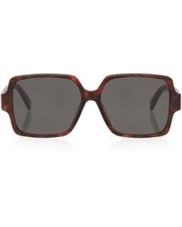 Celine - Tortoiseshell Triomphe Cl40316U Square Sunglasses - Lyst