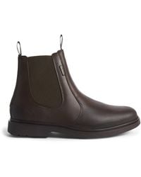 Barbour - Leather Hale Chelsea Boots - Lyst