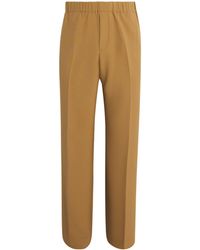 Sandro - Jersey Wide-Leg Trousers - Lyst
