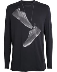 MM6 by Maison Martin Margiela - X Salomon Sneaker Print T-Shirt - Lyst