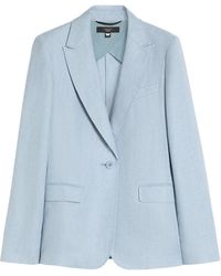 Weekend by Maxmara - Linen Single-Breasted Blazer - Lyst