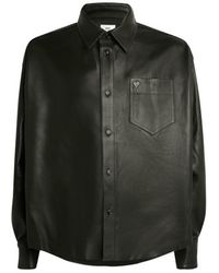 Ami Paris - Leather Shirt - Lyst