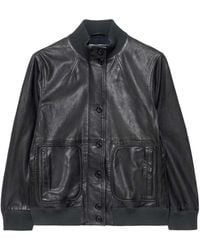 AllSaints - Memphis Leather Jacket - Lyst