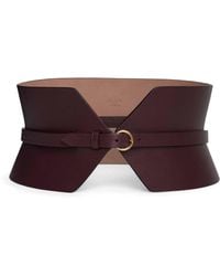 Alaïa - Leather Bustier Belt - Lyst