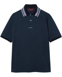 Gucci - Stretch-cotton Logo Polo Shirt - Lyst
