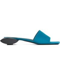 Alaïa - Suede Ellipse Mules 30 - Lyst