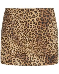 Source Unknown - Leopard Print Anouk Mini Skirt - Lyst