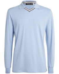RLX Ralph Lauren - Stretch-cotton Long-sleeve Polo Shirt - Lyst