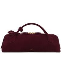 Alaïa - Suede Le Teckel Top-Handle Bag - Lyst