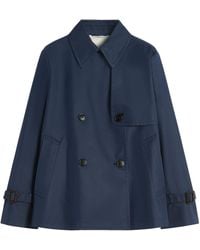 Weekend by Maxmara - Water-Repellent Gabardine Trench Jacket - Lyst