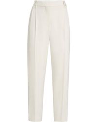 Brunello Cucinelli - Comfort Viscose Couture Twill Slouchy Trousers - Lyst