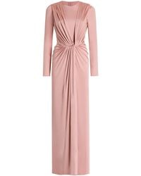 Dolce & Gabbana - Ruche-Detail Maxi Dress - Lyst