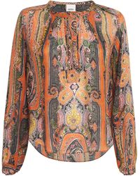 Isabel Marant - Silk Paisley Print May Blouse - Lyst