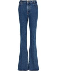 Balmain - Elongated Straight Jeans - Lyst
