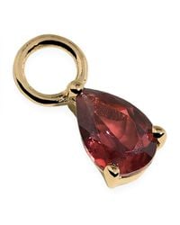 Astrid & Miyu - And Garnet Birthstone Earring Charm - Lyst