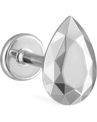 Maria Tash - Faceted Pear Threaded Stud Earring - Lyst