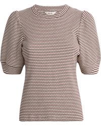 ME+EM - Cotton Puff-Sleeve T-Shirt - Lyst