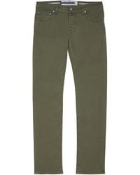 Jacob Cohen - Stretch-Cotton Nick Slim Chinos - Lyst
