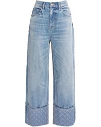 Tory Burch - High-Rise Straight Jeans - Lyst