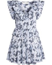 Ulla Johnson - Cotton-Blend Celie Mini Dress - Lyst