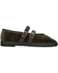 Flabelus - Velvet Claire Mary Jane Flats - Lyst