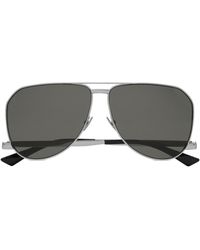 Saint Laurent - Dust Aviator Sunglasses - Lyst