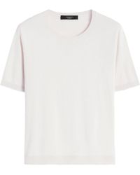 Weekend by Maxmara - Silk-Cotton Knitted Top - Lyst