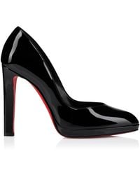 Christian Louboutin - Fannylove Alta Patent Leather Pumps 120 - Lyst