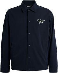 J.Lindeberg - Logo-embellished Shirt Jacket - Lyst