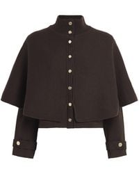 Maje - Cape-Effect Cardigan - Lyst