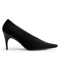 Balenciaga - Suede Duchesse Pumps 90 - Lyst