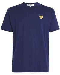 COMME DES GARÇONS PLAY - Heart Logo T-Shirt - Lyst