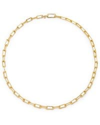 Monica Vinader - Vermeil Alta Mini Chain Necklace - Lyst