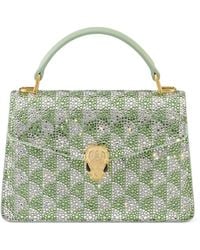 BVLGARI - Mini Suede Serpenti Forever Top-Handle Bag - Lyst