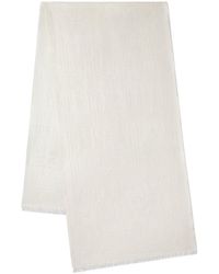 Mulberry - Wool-Silk Jacquard Scarf - Lyst