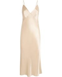 Olivia Von Halle - Silk Issa Slip Dress - Lyst