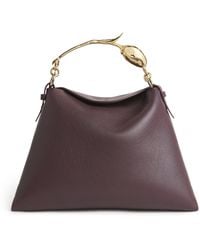 Erdem - Large Leather Bloom Shoulder Bag - Lyst