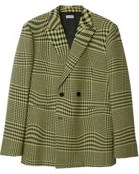 Burberry - Wool Warped Houndstooth Jacket - Lyst