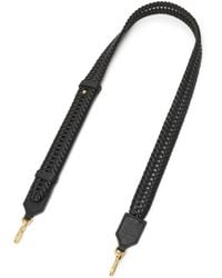 Loewe - Leather Woven Bag Strap - Lyst