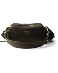 Prada - Small Re-Nylon And Leather Explore Shoulder Bag - Lyst